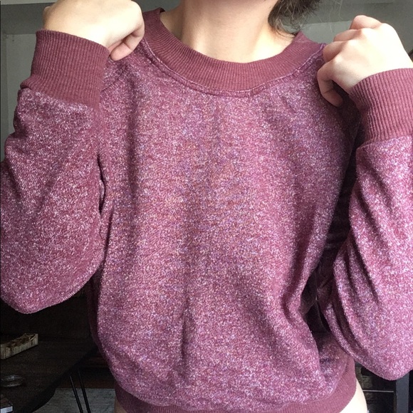 !!SOLD!! S raspberry-colored sweatshirt - Picture 3 of 3